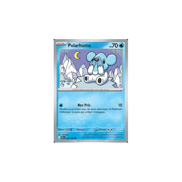 Carte Pokémon Polarhume 025/086 – EV Foudre Noire