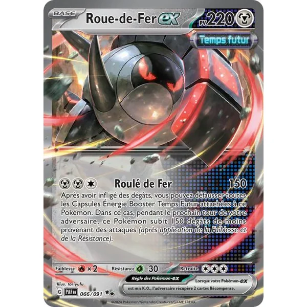 Carte Pokémon Roue de Fer ex 066/091 – EV Destinées de Paldea