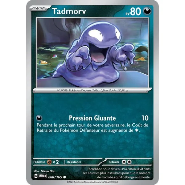 Carte Pokémon Tadmorv 088/165 – Pokémon 151