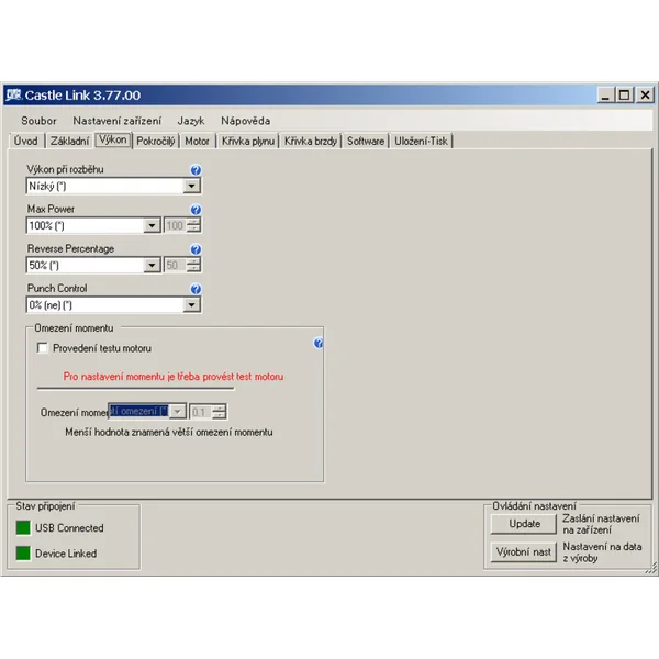 Castle motor 1410 3800tr/V avec capteur 5mm, rég. Sidewinder 4