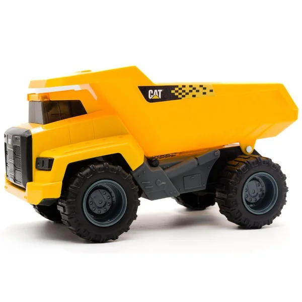 CATERPILAR - POWER HAULERS 2.0 CAMION BENNE PLASTIQUE 30 CM SONS, LUMIERES ET DETECTEUR MOUVEMENT