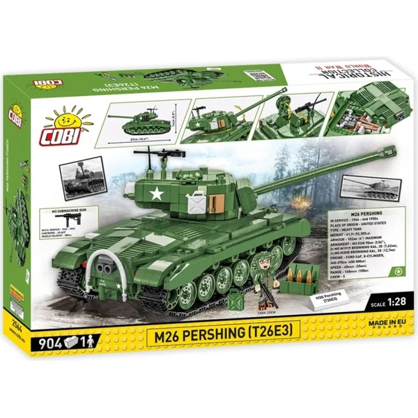 Cobi 2564 II WW M26 Pershing T26E3, 904 p, 1 f