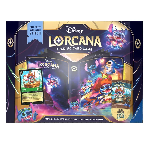 COFFRET CADEAU STITCH COLLECTOR – DISNEY LORCANA LA MER AZURITE