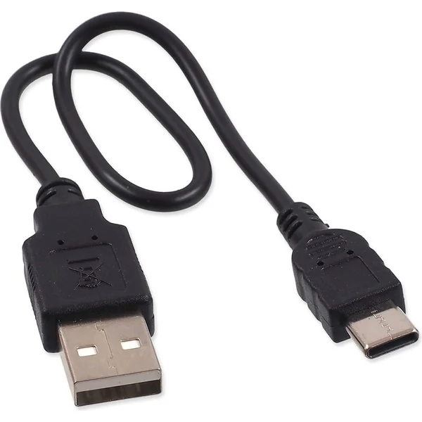 Collier Dog Fantasy USB LED en nylon lumineux M-L orange 2,5x45-65cm