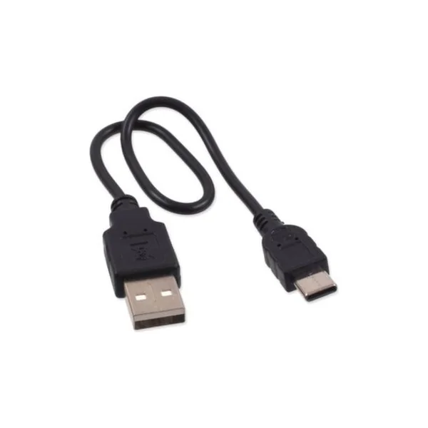 Collier Dog Fantasy USB LED en nylon lumineux M-L orange 2,5x45-65cm