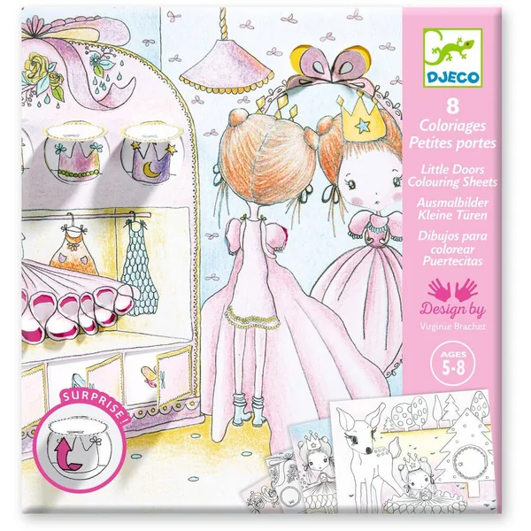 COLORIAGE - LES PETITES PORTES DE PUPI