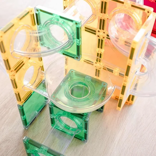 CONNETIX® Rainbow Ball Run Expansion Pack ensemble de construction magnétique 66 pièces