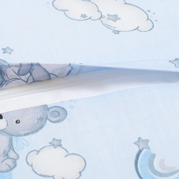 Coussin d'assise pour enfant sur chaise New Baby BASIC Bear bleu