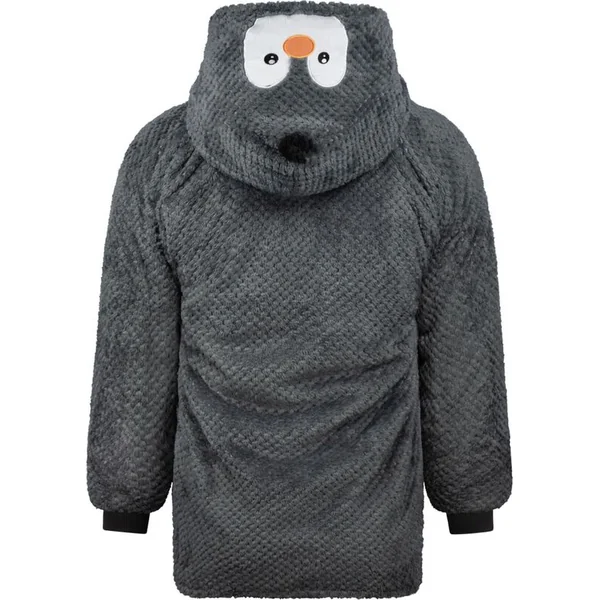Cozy Noxxiez CH362 Pingouin - couverture à capuche chaude pour adolescents et adultes