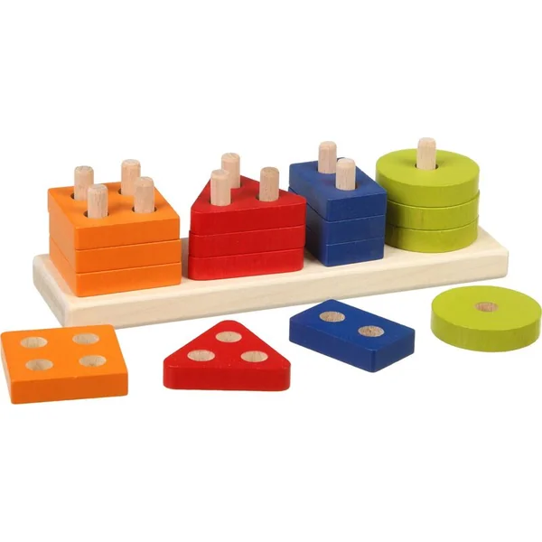 Cubika 15337 Nous trions les formes V - puzzle en bois 17 pièces