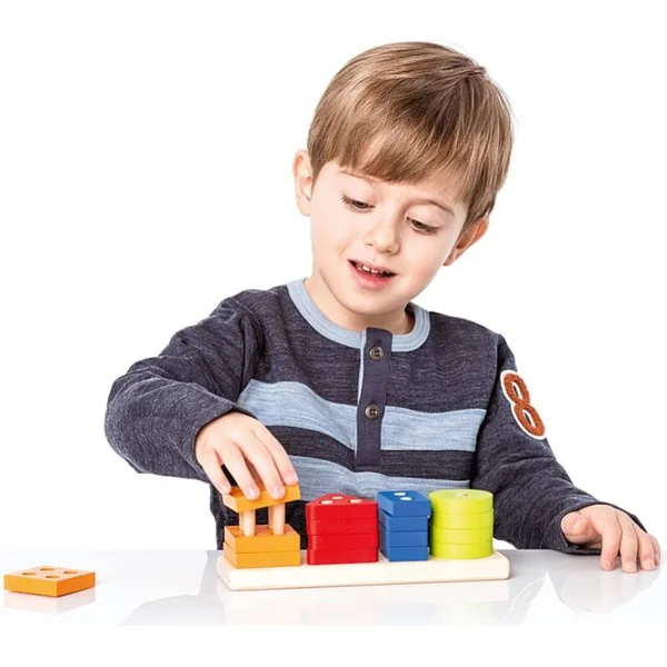 Cubika 15337 Nous trions les formes V - puzzle en bois 17 pièces