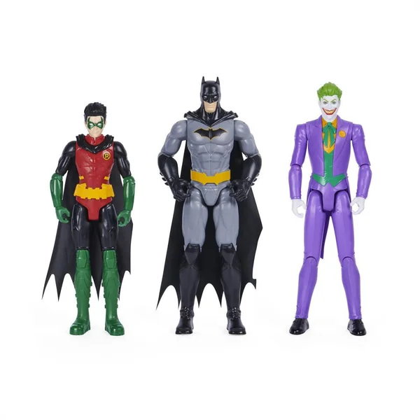 DC COMICS BATMAN - FIGURINES PACK BATMAN ROBIN LE JOKER 30 CM