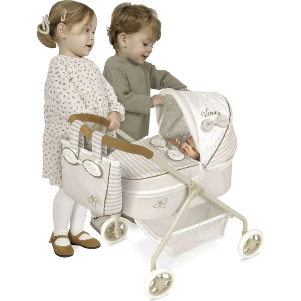 DeCuevas 86078 Ma première poussette pour poupées avec sac Verona 2024 - 56 cm