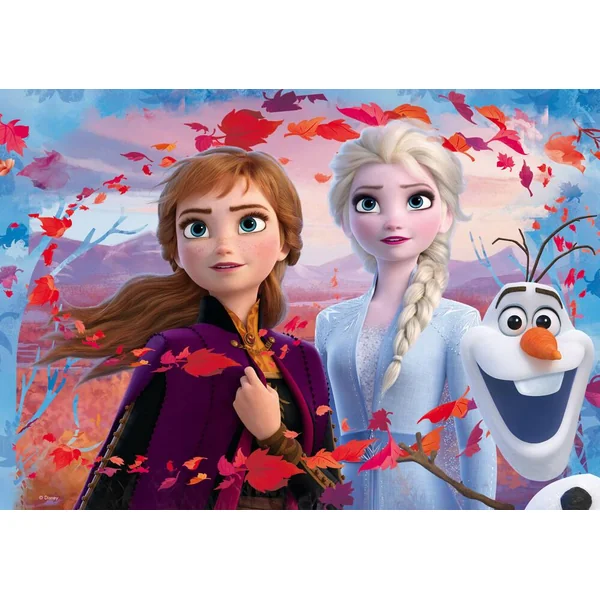 DISNEY LA REINE DES NEIGES 2 PUZZLE 60 PIECES 2 EN 1