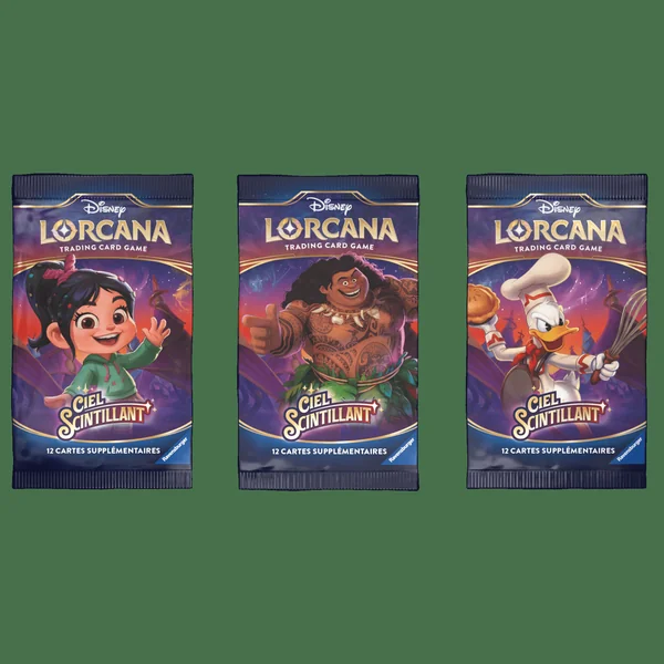 DISPLAY DE 24 BOOSTERS DISNEY LORCANA – CIEL SCINTILLANT
