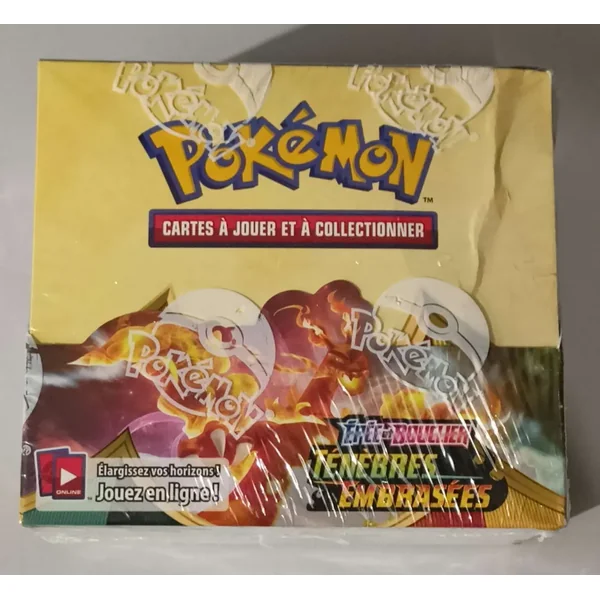 Display de 36 Boosters Pokémon Ténèbres Embrasées ABIMÉ – EB 3