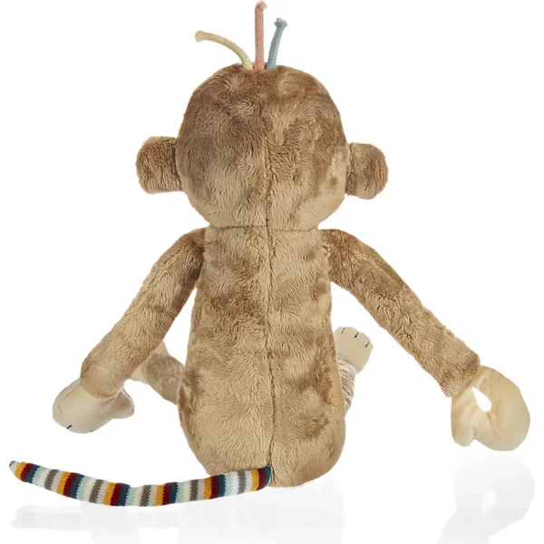 Dormeur en peluche pour enfants avec projecteur et mélodies, Singe