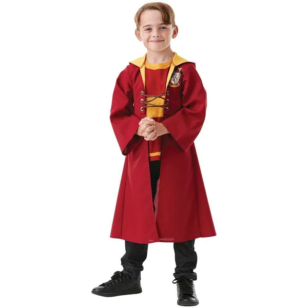 DÉGUISEMENT HARRY POTTER QUIDDITCH TOP & CAPE - TAILLE 5 - 6 ANS M