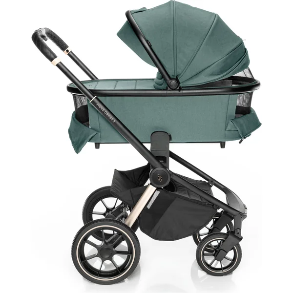 Ensemble poussette Move Cross 3 + nacelle Move XL 3 + siège auto, Antique Green/Gold