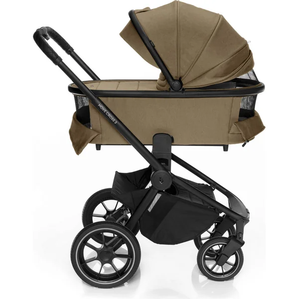 Ensemble Poussette Sportive Move Cross 3 + nacelle XL 3 + adaptateurs, Boss Grey