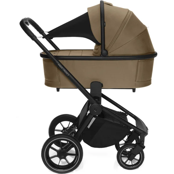 Ensemble Poussette Sportive Move Cross 3 + nacelle XL 3 + adaptateurs, Boss Grey