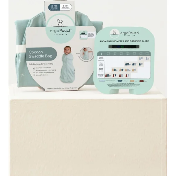 ERGOPOUCH Couverture et sac de couchage 2 en 1 Cocoon Oatmeal Marle 6-12 m, 8-10 kg, 0,2 tog