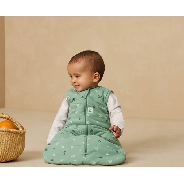 ERGOPOUCH Sac de couchage en coton biologique Jersey Sweet Orchard 3-12 m, 6-10 kg, 2,5 tog