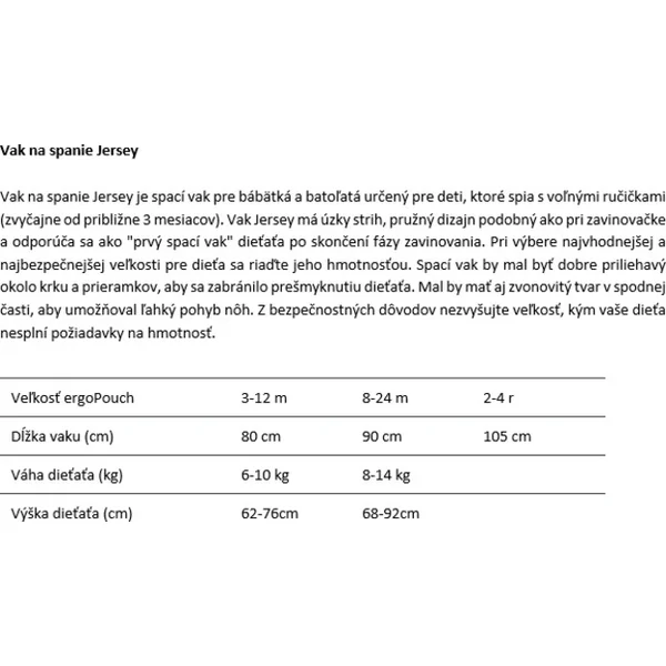 ERGOPOUCH Sac de couchage en coton biologique Jersey Sweet Orchard 3-12 m, 6-10 kg, 2,5 tog