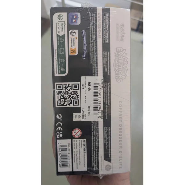 ETB Pokémon Évolutions Prismatiques EV 8.5 – Coffret Dresseur d’Elite – ÉTIQUETTE COLLÉE