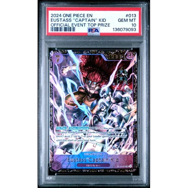 Eustass « Captain » Kid Offline Event Top Prize ST10-013 – PSA 10