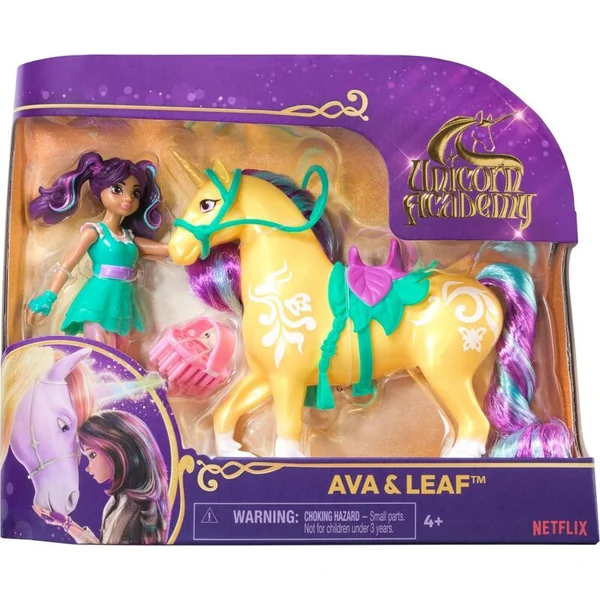 Figurines Unicorn Academy 11 cm Ava et Leaf