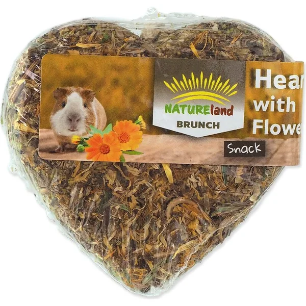 Friandise Nature Land BRUNCH XL cœur avec feuilles Présentoir 90g 14pcs