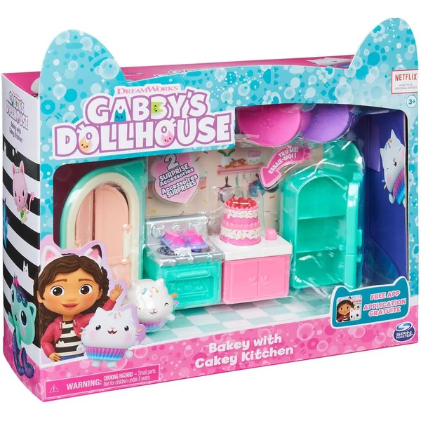 GABBY ET LA MAISON MAGIQUE - PLAYSET DELUXE LA CUISINE DE PETIT CHOU