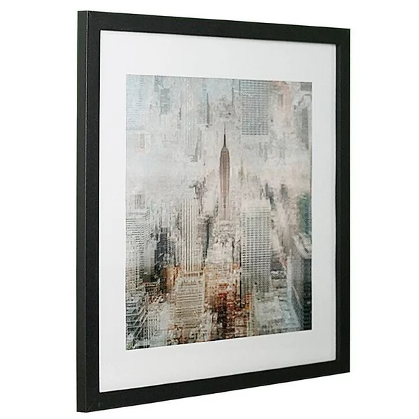 GBEYE - TIRAGE ENCADRE "EMPIRE STATE OF MIND PAR CARMI" (40X40CM) X2