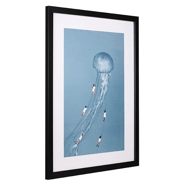 GBEYE - TIRAGE ENCADRE "WE CAME HOME SMILING PAR MAARTE" (40X50CM) X2