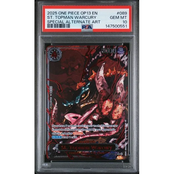 God Pack OP13 Les Cinq Doyens Gorosei ANGLAIS – Numéros consécutifs – PSA 10