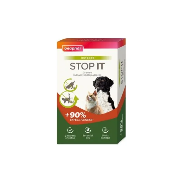 Granulés Beaphar STOP IT répulsif extérieur pour chiens et chats 2x200g