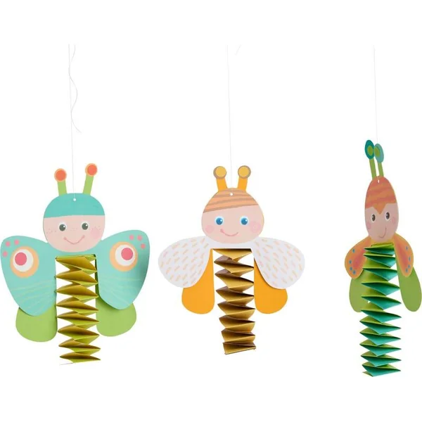 Haba Craft Kit Kit créatif Premiers pliages Insectes et Papillons décoration suspendue
