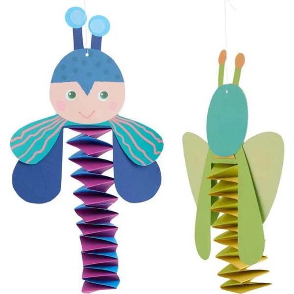 Haba Craft Kit Kit créatif Premiers pliages Insectes et Papillons décoration suspendue
