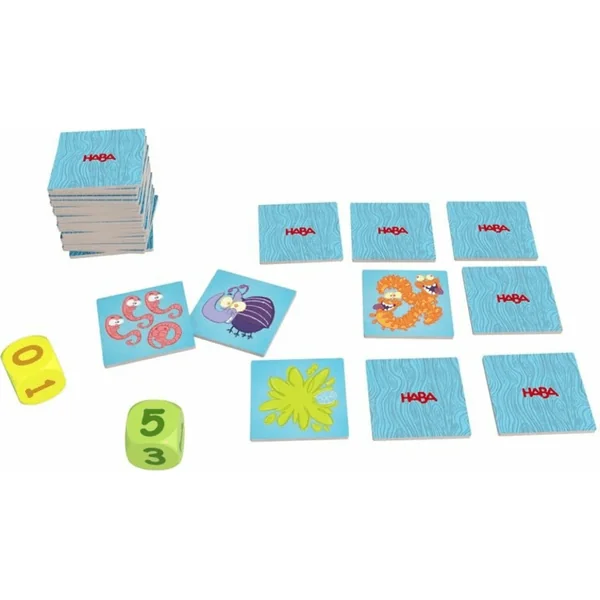 Haba Play&Learn Jeu éducatif mini 3 + 4 insectes à partir de 6 ans