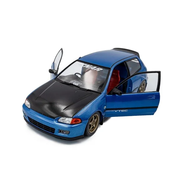Honda Civic (EG6) Solido Works Bleu 1991 1/18 SOLIDO - S1810406