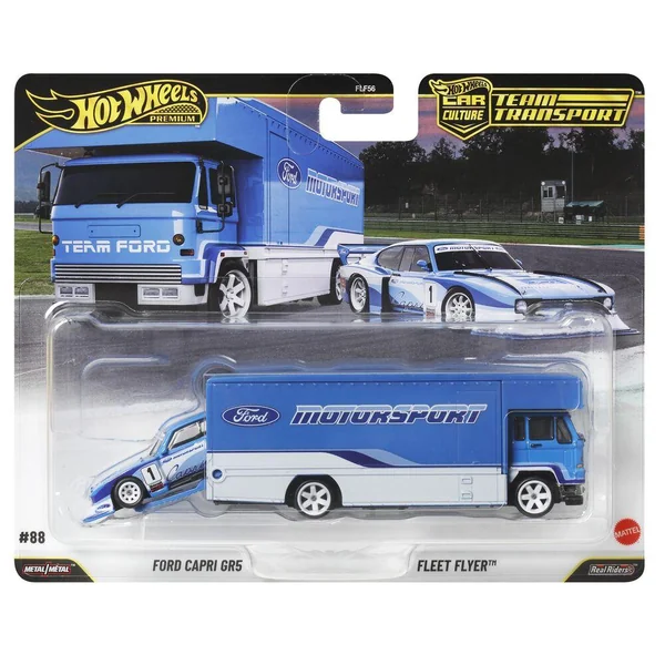 HOT WHEELS® PREMIUM TEAM TRANSPORT 2 - 1/64-77 FORD CAPRI GP5
