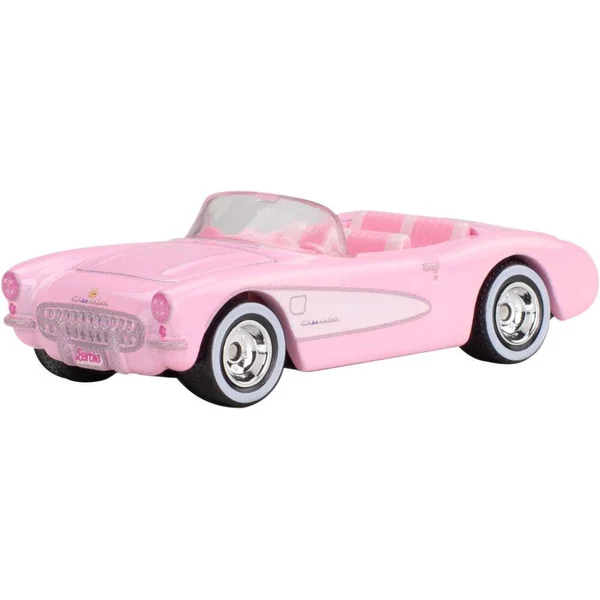 HOT WHEELS - VOITURE POP CULTURE 1/64 - BARBIE MOVIE CORVETTE