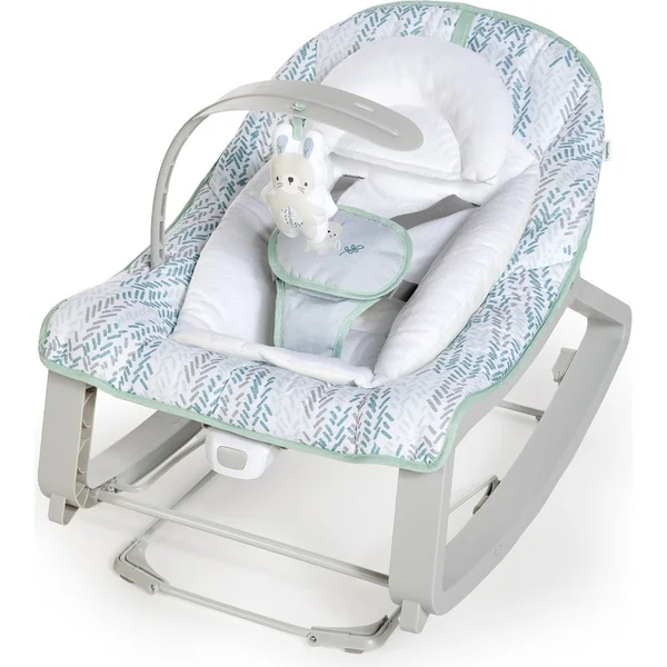 INGENUITY Balancelle vibrante 3 en 1 Keep Cozy Spruce 0m+, jusqu'à 18 kg