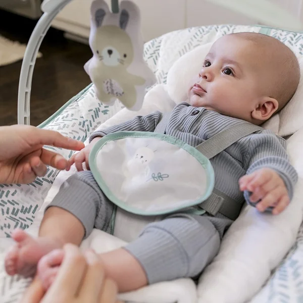 INGENUITY Balancelle vibrante 3 en 1 Keep Cozy Spruce 0m+, jusqu'à 18 kg