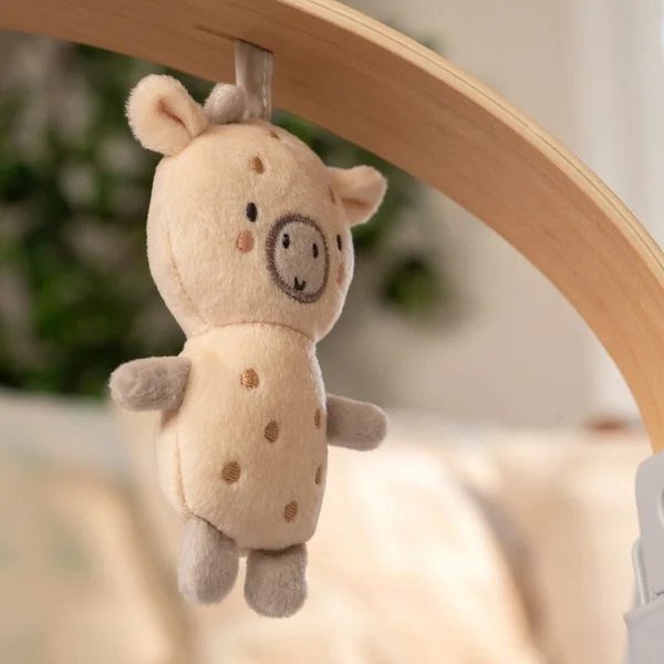 INGENUITY Balançoire convertible avec mélodies Swing 'n Go Chambray 0m+ jusqu'à 9kg