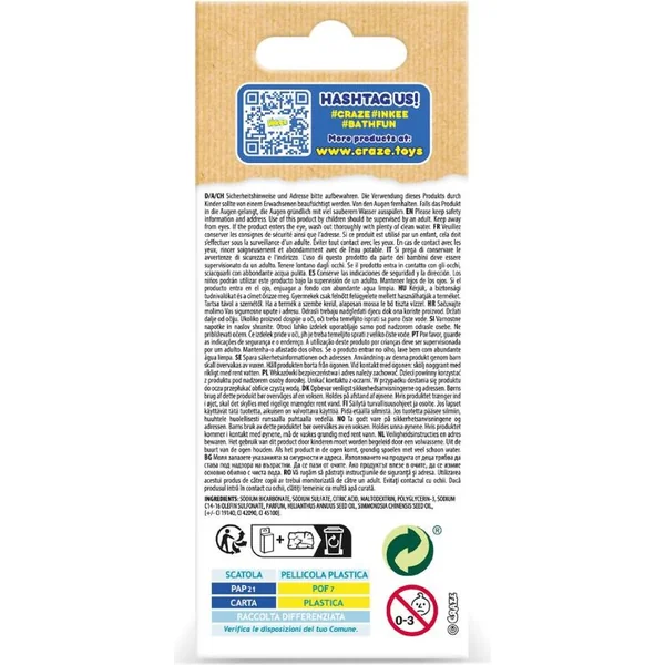 INKEE - Mini emballage de bombe effervescente - Unicorn Galupy