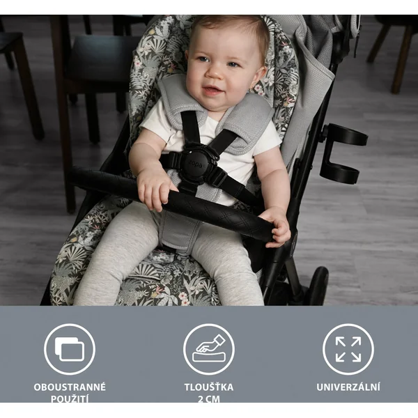 Insert pour poussette en mousse à mémoire de forme Comfort, Jungle Pink