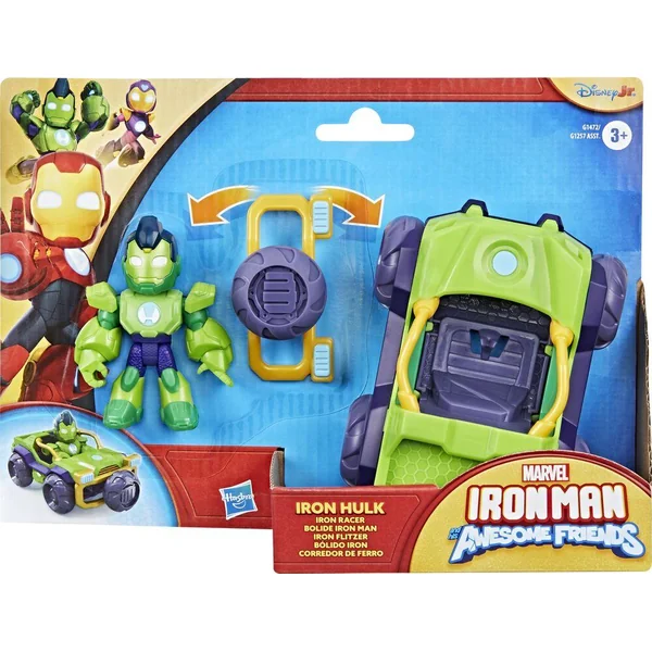 IRON MAN AND HIS AWESOME FRIENDS - FIGURINE ET VEHICULE - IRON HULK