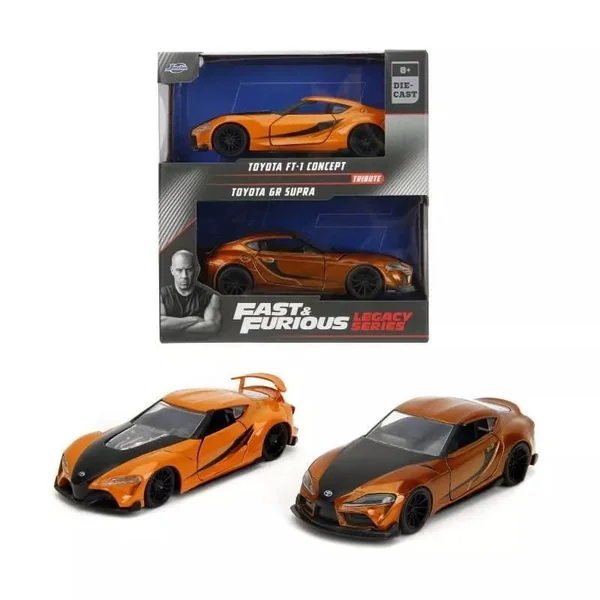 Jada Toys Coffret Toyota FT-1 Concept + Supra Fast & Furious 1/32 - 35401